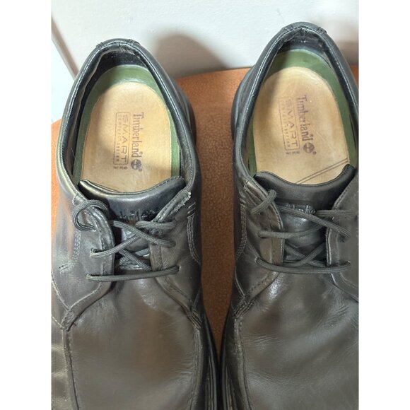 TIMBERLAND MENS LEATHER SHOES BIG SIZE 13M CASUAL FORMAL LACE UP COMFORT - Picture 4 of 10